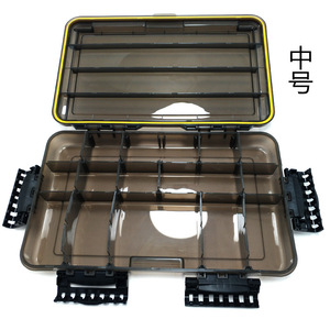 Accessories Transparent 16 Compartment Organizer Clear Plastic Fishing Lure Spoon Hook Live Bait Fishing Tackle Storage Box