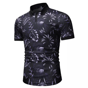 Polo homme à manches courtes, vêtement décontracté en coton, unisexe, nouveau design, logo personnalisé - Product Image 5