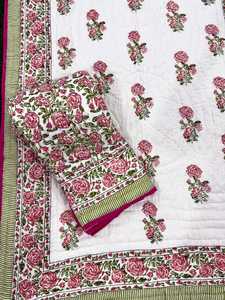 Meilleure couette indienne 100% en coton biologique 100% pur Jaipuri Couette en coton biologique fabriquée en Inde Produit doux et confortable - Product Image 2