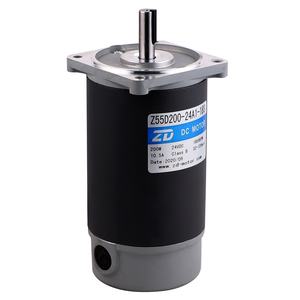 ZD低转速高扭矩12V 24V 90v微刷直流齿轮电机，带磁制动编码器60毫米-104毫米10W 40W 60W 90W 200W 300W - Product Image 6