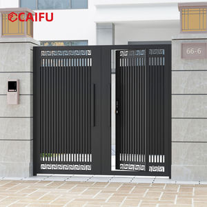 Portão de Entrada Duplo em Alumínio Forjado Personalizado para Villa, Pátio, Comunidade e Jardim - Product Image 3