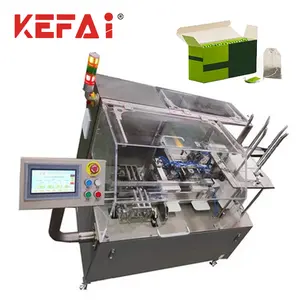 KEFAI Automático Hihg Speed Packing Tea Bag Em Box Carton Packing Machine