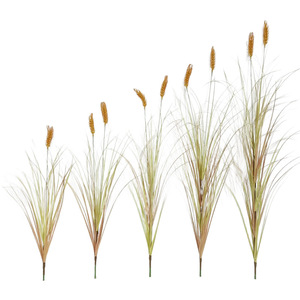 Espigas de Trigo y Tallos de Arroz Simulados de 10cm-30cm, PVC Suave, Adornos Decorativos para Interiores, Estilo Ramo - Product Image 1