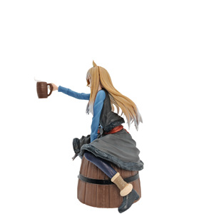Figurine <span class=keywords><strong>Anime</strong></span> Spice and Wolf Holo, Nouveau Style, Fille Assise, Ornements Décoratifs pour Voiture, Jouet Tendance, Cadeau - Product Image 5