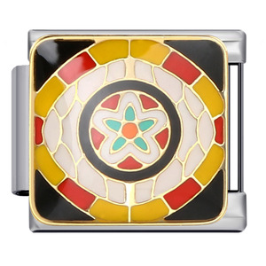 Accessoires DIY : Bracelet de mode en acier inoxydable, élastique, fait main, modulaire, avec breloques italiennes sur le thème de l'architecture européenne, vente en gros - Product Image 2