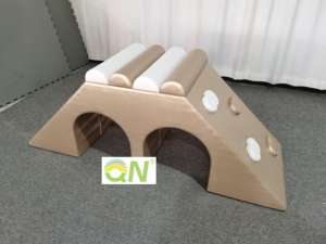 Ensemble de fosse à balles en mousse pour tout-petits, équipement de jeu doux pour tout-petits <span class=keywords><strong>marron</strong></span> commercial pour les locations de fêtes - Product Image 6