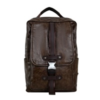 Sac à dos décontracté en PU pour homme, grande capacité, avec port de chargement USB, style coréen, tendance, pour ordinateur portable, idéal pour étudiants