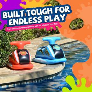 Fabbrica gonfiabile galleggiante barca di gomma per bambini estate <span class=keywords><strong>spiaggia</strong></span> piscina giocattolo d'acqua PVC moto gonfiabile senza ancora punteggio - Product Image 3