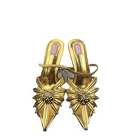 ZA2026 Nouvelle Collection Été – Sandales à fleurs métalliques style européen pour banquets formels, avec talons fins sexy, idéales pour l'extérieur et les tenues à talons hauts