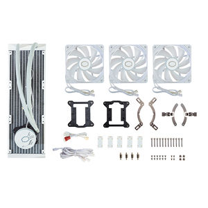 Venta caliente <span class=keywords><strong>Cooler</strong></span> <span class=keywords><strong>Master</strong></span> MasterLiquid B360 Core White 360mm Close-Loop AIO Liquid <span class=keywords><strong>Cooler</strong></span> ARGB para Gaming Cooling Fan - Product Image 4