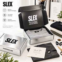 Maßgefertigte E-Commerce-Verpackungsboxen Wellpappe-Versandkartons mit Silber-Finish und Bedrucktem Logo für Bekleidungs- und Geschenkversand