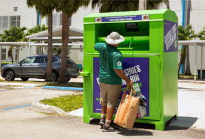 Contenedor <span class=keywords><strong>de</strong></span> <span class=keywords><strong>Basura</strong></span> Exterior Personalizado, Tipo Presión, para Reciclaje, Donación <span class=keywords><strong>de</strong></span> Ropa Vieja y Almacenamiento <span class=keywords><strong>de</strong></span> Objetos <span class=keywords><strong>de</strong></span> Caridad - Product Image 5