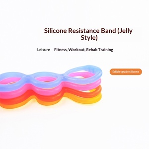 Bande de Résistance YDX en Silicone à Sept Trous pour Étirements, Entraînement de Force, Yoga, Élargissement des Épaules et Détente du Dos - Product Image 3
