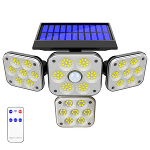 Solar Led Four Head Wall <b>Light</b> 150mm 190mm Outdoor Garden <b>Motion</b> Sensor Water Resistant Solar Powered Lamp - Product Image 2