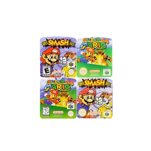 Super Smash Bros Marlo 64 Video <b>Game</b> Cartridge Stickers for N64 Nintondo 64 - Product Image 2