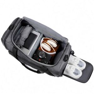 Sac de sport imperméable de grande capacité avec compartiment à chaussures, nouveau design 2024, logo personnalisé - Product Image 4