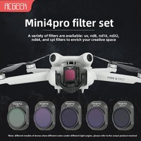 Kit de filtres RCSTO Mini 4 Pro ND8 ND16 ND32 ND64 CPL UV, lot de 6 filtres en verre optique HD, accessoires pour drone en gros