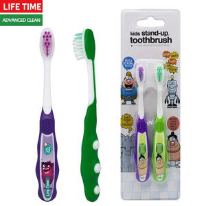 Mango de dibujos animados Cepillo de dientes suave para niños Limpieza profesional Brosse Dents Pour Enfants con agarre cómodo - Product Image 1