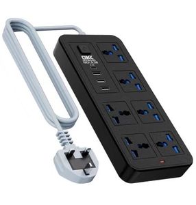 Multiprise universelle internationale pour le commerce extérieur, avec ports <span class=keywords><strong>USB</strong></span> et <span class=keywords><strong>interrupteur</strong></span>, compatible prises britanniques et européennes - Product Image 2