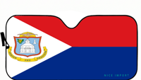Pare-soleil pliable pour pare-brise, drapeau du Panama, 1 pièce, s'adapte aux SUV, camions, véhicules, bloque les rayons UV, garde le véhicule au frais