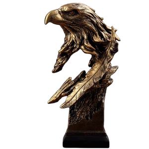 Vente de gros Sculpture d'aigle en résine Artisanat de faucon Décoration intérieure - Product Image 1