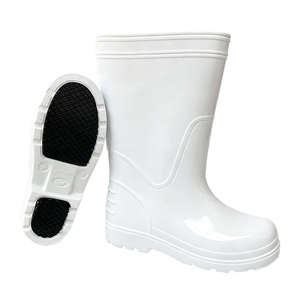 Botas de Lluvia Blancas de Media Pantorrilla de EVA, Ligeras, Antideslizantes y Resistentes al Desgaste, Ideales para Personal de Cocina y Cafetería - Product Image 3