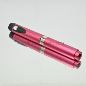 Reusable Metal Injection <b>Pen</b> V2 for Skin Care Eco Friendly 3ml Short Stopper Cylinder Metal Lid 60 Units Dose Injector - Product Image 1