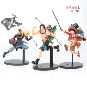 HESPER - Juego de 3 Figuras de Acción de PVC de Luffy, Ace y Sabo, <span class=keywords><strong>los</strong></span> 3 <span class=keywords><strong>Hermanos</strong></span>, 15 cm, Anime, Unisex, Modelo de Dibujos Animados, Muñecos - Product Image 2