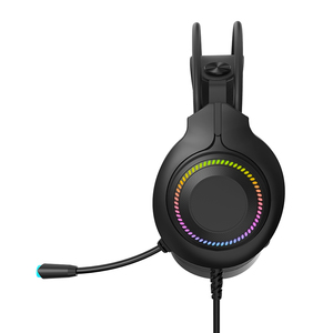 Rambotech Factory in China Wired for GM61 Overhead With Mic Led RGB <b>Light</b> Wired Gamer Hea - Product Image 4