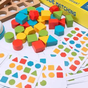 Jeu de société familial en bois pour la formation de l'intelligence et la concentration, jeu de combat de blocs pour <span class=keywords><strong>duel</strong></span> - Product Image 3