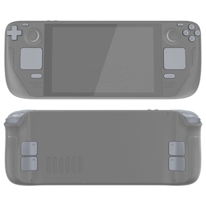 EXtremeRate - Juego Completo de Botones de Repuesto Personalizados en Gris para la Consola Steam Deck LCD - Product Image 1