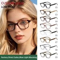 Lunettes Artisanales Anti-Lumière Bleue avec Monture en TR Propionate et Design Rivet, Protection Durable et Ajustable