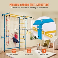 Instalación de Aventuras Infantiles para Interiores, Escalera Sueca, Barra de Gimnasia, Construcción de ABS/PP/Aluminio para Niños, Regalo Navideño