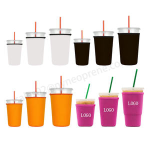 Neopren Stoff Iced Sleeve Kaffee Langlebiger Kaffeetasse halter für 32 Unzen - Product Image 3
