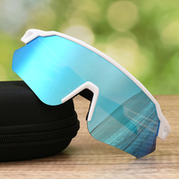 Propre brevet TR90 demi-monture grande lentille vélo de route de montagne UV400 vélo de sport cyclisme Baseball Cricketball Pickleball lunettes