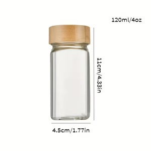 Juego <span class=keywords><strong>de</strong></span> 24 Frascos <span class=keywords><strong>de</strong></span> Especias <span class=keywords><strong>de</strong></span> Vidrio Minimalistas <span class=keywords><strong>con</strong></span> Tapas <span class=keywords><strong>de</strong></span> Bambú Herméticas - Juego <span class=keywords><strong>de</strong></span> Frascos <span class=keywords><strong>de</strong></span> Especias Cuadrados <span class=keywords><strong>de</strong></span> Vidrio Estéticos para Decoración <span class=keywords><strong>de</strong></span> Cocina Moderna - Product Image 6