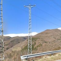 10m Selbsttragender Übertragungsstahlturm mit 4 Beinen, Winkelverteiler für 110kV-Stromübertragungsleitungen