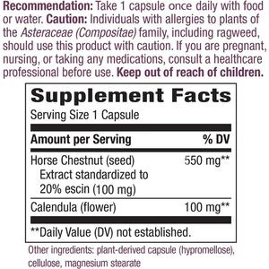 Extracto de Castaño de Indias Concentrado 500 mg por Porción, Apoya el Sistema Inmunológico, 120 Cápsulas Veganas, Suplemento Totalmente Natural Sin OMG - Product Image 6