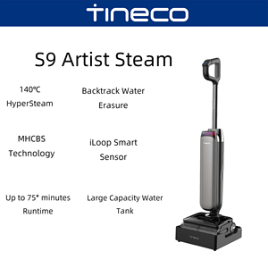 <span class=keywords><strong>Tineco</strong></span> S9 Artist Aspirateur à <span class=keywords><strong>vapeur</strong></span> Combo <span class=keywords><strong>Nettoyeur</strong></span> Séchage à air chaud Vadrouille <span class=keywords><strong>Vapeur</strong></span> autopropulsée - Product Image 2