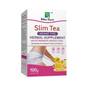 Té Herbal Adelgazante Wins Town, Sabor Limón, Té para Control de Peso y Adelgazamiento - Product Image 1