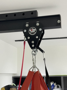 Steel MMA Boxing <strong>Bag</strong> Rack <strong>Wall</strong> Mounted <strong>Punching</strong> <strong>Bag</strong> Rail Pulley Track Stand with Custom Logo - Product Image 5