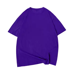 Wwxxxcom T-Shirt für Sport übergroße benutzer definierte einfarbige Baumwolle T-Shirt für Femme