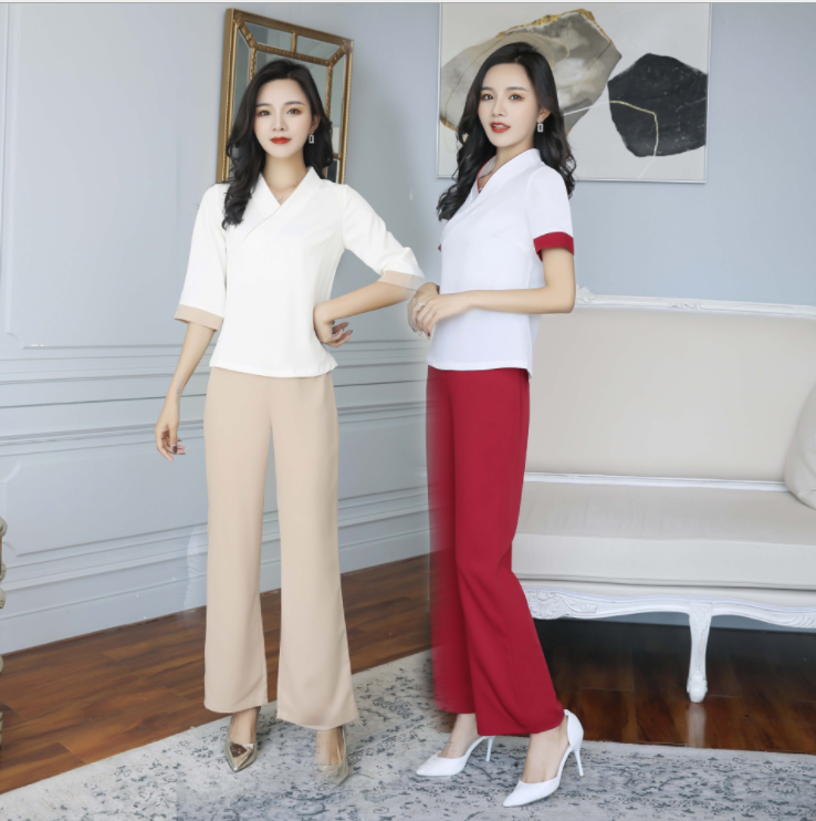 Рабочая одежда для салона красоты, одежда для техника, массаж ног, ванночка для массажа, женский костюм, рабочая одежда для косметолога