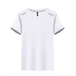 T-shirt à manches courtes pour hommes grande taille, style décontracté d'été, avec logo personnalisé, polyester, motif uni, prix abordable - Product Image 1