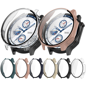 SmartWatch Tempered Glass bảo vệ màn hình mạ điện hai giai điệu trường hợp đồng hồ thông minh bìa cho Oneplus xem 2 - Product Image 1