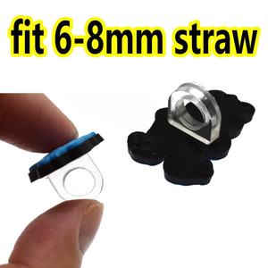 Ice Hockey Sports Straw Cap Drink Straw Plug Dust Cap 8mm Border <b>Party</b> Personalized Straw Decoration - Product Image 2