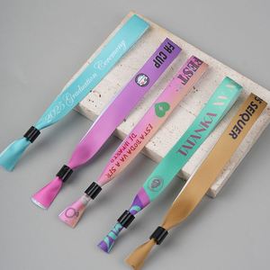 Bracelet d'identification personnalisé en sérigraphie, multi-styles, imperméable, pour concerts, expositions, fêtes et événements - Product Image 2