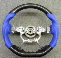 Volant de voiture en fibre de carbone brillant pour TOYOTA PRADO 2017-2020