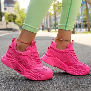 BSCI/Smeta/Sedex/HIGG/GRS di fabbrica di nuovo Design da donna PU superiore traspirante scarpe sportive rosse moda in Mesh <span class=keywords><strong>Sneakers</strong></span> - Product Image 2