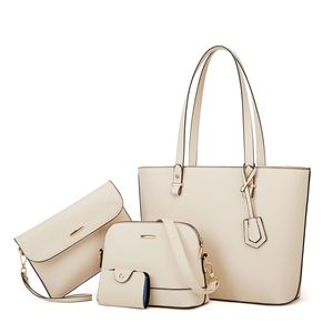 New Trendy Women's Bag Retro Socialite Single Shoulder Handbag Large Capacity Fashion Diagonal Four Piece Set <b>Tote</b> Bags - Product Image 5